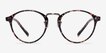 Chillax Red & Floral MetalEyeglass Frames from EyeBuyDirect, Front View