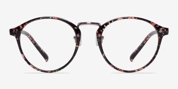 Chillax Red/Floral Plastic Eyeglass Frames