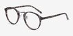 Chillax Red & Floral MetalEyeglass Frames from EyeBuyDirect, Angle View