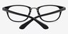 Newton Black PlasticEyeglass Frames from EyeBuyDirect, Closed View