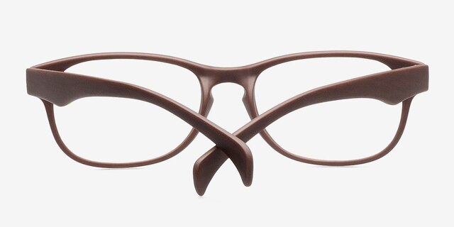 Echo Coffee PlasticEyeglass Frames from EyeBuyDirect, Closed View