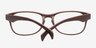 Echo Coffee PlasticEyeglass Frames from EyeBuyDirect, Closed View