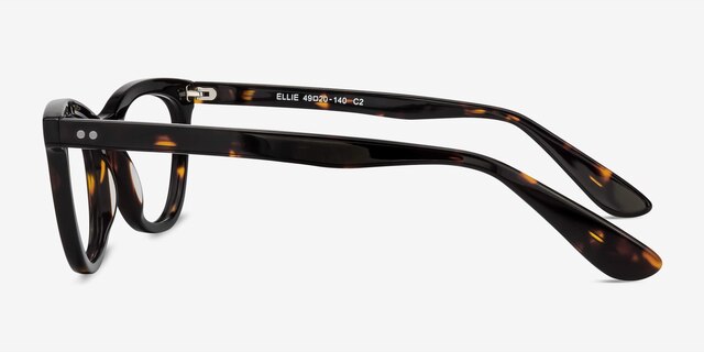 Ellie Tortoise AcetateEyeglass Frames from EyeBuyDirect, Side View