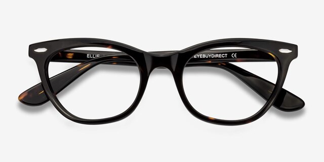Ellie Tortoise AcetateEyeglass Frames from EyeBuyDirect, Closed View