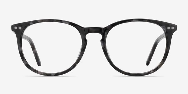 Fiction Gray/Floral Acétate Montures de lunettes de vue
