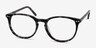 Fiction Gray & Floral AcétateMontures de lunettes de vue d'EyeBuyDirect, Vue d'Angle