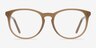 Fiction Taupe AcetateEyeglass Frames from EyeBuyDirect, Front View
