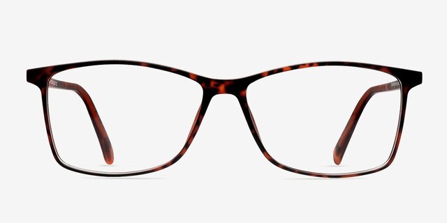 Citizen Matte Tortoise AcétateMontures de lunettes de vue d'EyeBuyDirect, Vue de Face