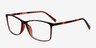 Citizen Matte Tortoise AcétateMontures de lunettes de vue d'EyeBuyDirect, Vue d'Angle
