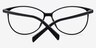 Adore Matte Black AcetateEyeglass Frames from EyeBuyDirect, Closed View