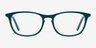 Valentin Vert AcétateMontures de lunettes de vue d'EyeBuyDirect, Vue de Face