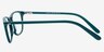 Valentin Vert AcétateMontures de lunettes de vue d'EyeBuyDirect, Vue de Côté