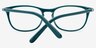 Valentin Vert AcétateMontures de lunettes de vue d'EyeBuyDirect, Vue Rapprochée