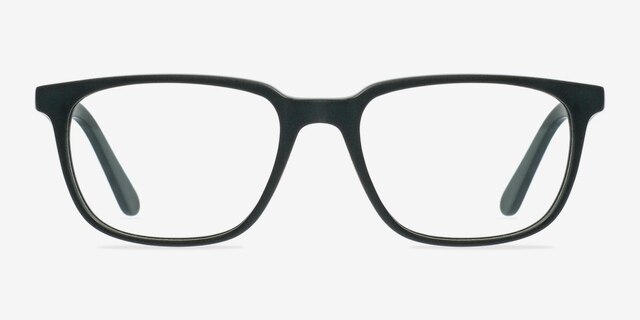 Bristol Matte Green AcetateEyeglass Frames from EyeBuyDirect, Front View