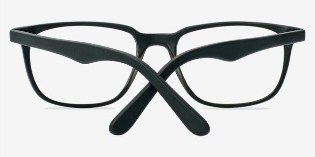 Bristol Matte Green AcetateEyeglass Frames from EyeBuyDirect, Closed View