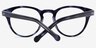 Twist Navy AcetateEyeglass Frames from EyeBuyDirect, Closed View