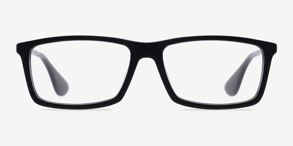Madison Matte Black Acetate Eyeglass Frames