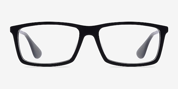 Madison Matte Black Acetate Eyeglass Frames
