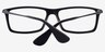Madison Matte Black AcetateEyeglass Frames from EyeBuyDirect, Closed View