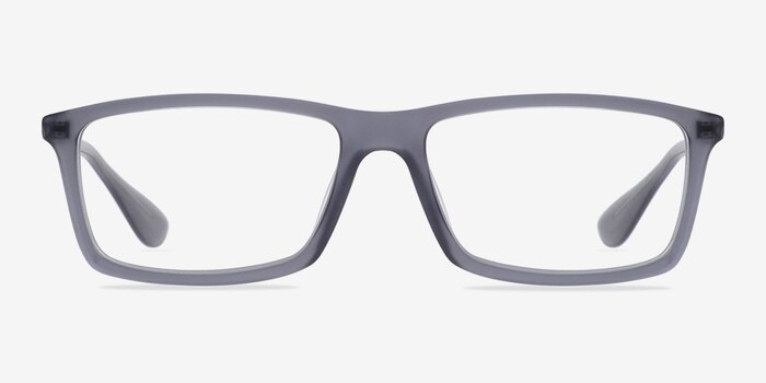 Madison Matte Gray Acetate Eyeglass Frames from EyeBuyDirect