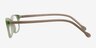 Sylvia Matte Green AcetateEyeglass Frames from EyeBuyDirect, Side View