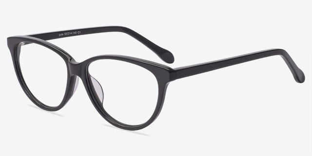 Pola Gray AcetateEyeglass Frames from EyeBuyDirect, Angle View