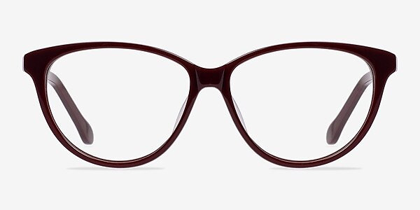 Pola Burgundy Acetate Eyeglass Frames
