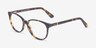 Hepburn Tortoise AcetateEyeglass Frames from EyeBuyDirect, Angle View