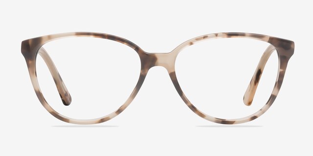 Hepburn Ivory & Tortoise AcétateMontures de lunettes de vue d'EyeBuyDirect, Vue de Face