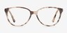 Hepburn Ivory & Tortoise AcétateMontures de lunettes de vue d'EyeBuyDirect, Vue de Face