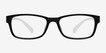 Danny Black & White PlasticEyeglass Frames from EyeBuyDirect, Front View