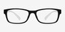 Danny Black & White PlasticEyeglass Frames from EyeBuyDirect, Front View