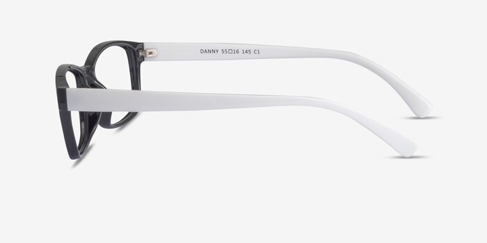 Danny  Black/White  Plastic Eyeglass Frames from EyeBuyDirect