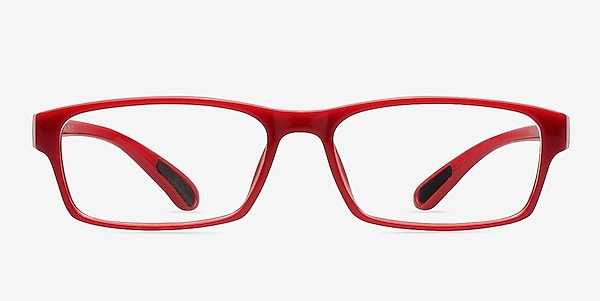 Jeans  Red  Plastic Eyeglass Frames