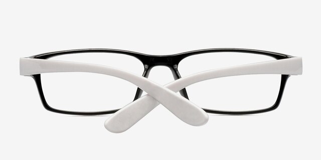 Jeans Black PlasticEyeglass Frames from EyeBuyDirect, Closed View