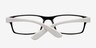 Jeans Black PlasticEyeglass Frames from EyeBuyDirect, Closed View