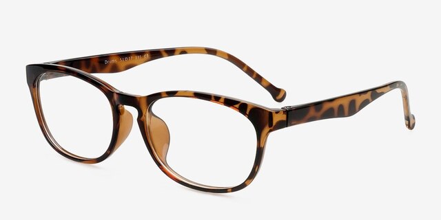 Drums Tortoise PlasticEyeglass Frames from EyeBuyDirect, Angle View