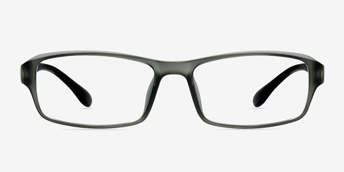 Alperton Matte Gray Plastic Eyeglass Frames from EyeBuyDirect