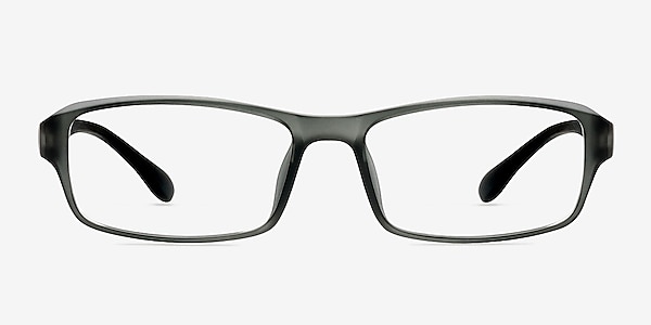 Alperton Matte Gray Plastic Eyeglass Frames
