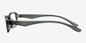 Alperton Matte Gray PlasticEyeglass Frames from EyeBuyDirect, Side View