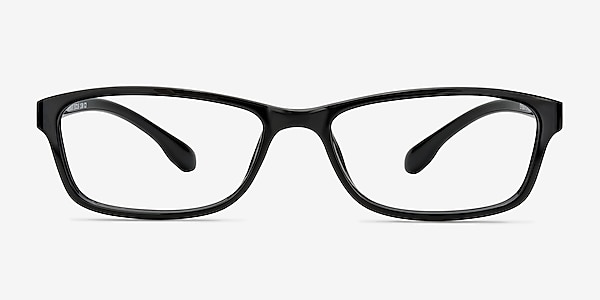 Versus  Black  Plastic Eyeglass Frames