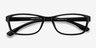 Versus Black PlasticEyeglass Frames from EyeBuyDirect, Closed View