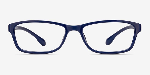 Versus Navy PlasticEyeglass Frames from EyeBuyDirect, Front View
