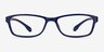 Versus Navy PlasticEyeglass Frames from EyeBuyDirect, Front View