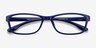 Versus Navy PlasticEyeglass Frames from EyeBuyDirect, Closed View
