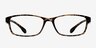 Encore Tortoise PlasticEyeglass Frames from EyeBuyDirect, Front View