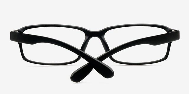 Belsize Matte Black PlasticEyeglass Frames from EyeBuyDirect, Closed View