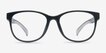 Warren Black PlasticEyeglass Frames from EyeBuyDirect, Front View