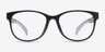 Warren Black PlasticEyeglass Frames from EyeBuyDirect, Front View