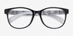 Warren Black PlasticEyeglass Frames from EyeBuyDirect, Closed View
